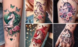 Tatuajes de unicornio lindos diseños