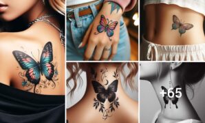 Hermosos diseños tatuajes de mariposa