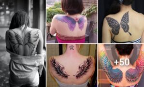Ideas tatuajes de alas para mujeres