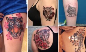 Tattoos de tigres para mujeres