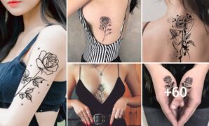 Tatuajes de rosas para mujeres bellos diseños