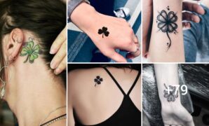 Tatuajes de Trébol para mujer-min