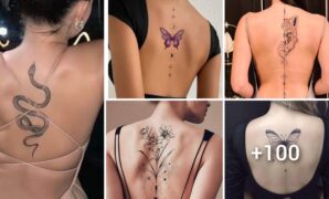 Hermosos tatuajes en espalda-min