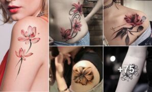 Lindos tattoos de flor lirio-min