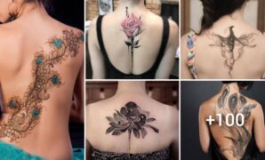 Tatuajes en columna y espalda para mujer